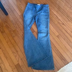 Free people pull on flare jeans